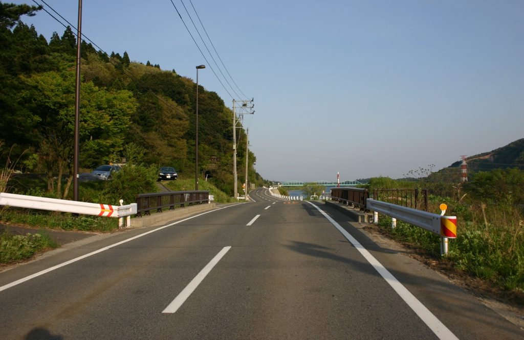 咲花温泉線道路改良